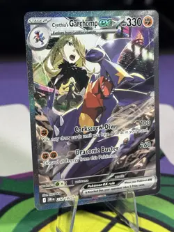 Pokemon TCG Cynthia's Garchomp EX 232/182 Destined Rivals English NM - Image 2