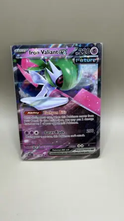 Iron Valiant Ex 89/182 Paradox Rift Pokemon TCG - Image 1