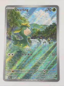 Deerling 091/086 Pokemon TCG: Scarlet & Violet White Flare Illustration Rare - Image 1