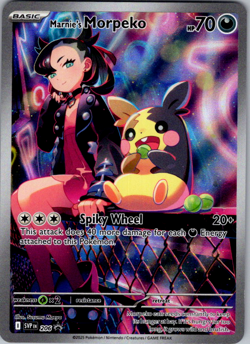 Marnie's Morpeko Pokemon SVP206 Black Star Promos NM / Near Mint - Image 1