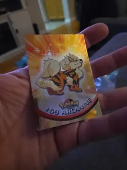 2000 Topps Pokemon Tv #59 Arcanine Holo Foil - Image 1