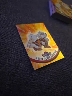2000 Topps Pokemon Tv #59 Arcanine Holo Foil - Image 2