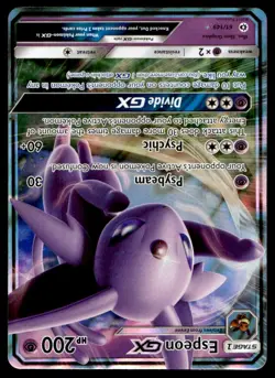Pokemon TCG SM Base Set #61/149 Espeon GX Holo NM - Image 1