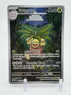 Pokemon TCG Mega Evolution Exeggutor Full Art Illustration Rare Holo 135/132 - Image 1