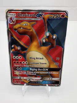 Charizard GX SM60 - Pokemon Sun & Moon Black Star Promos - Full Art Holo - Image 1