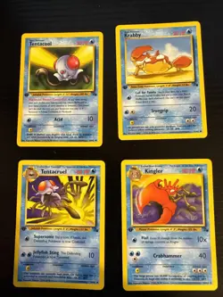 Pokemon Tcg 1st Edition Fossil Water Lot - Image 2