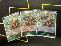 3X One Piece TCG The Best Vol. 2 PRB-02 - Roronoa Zoro R PRB02-006 - English NM - Image 1