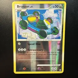 FREE SHIPPING Pokemon TCG Cards Bronzor 34/99 Platinum Arceus Reverse Holo - Image 1