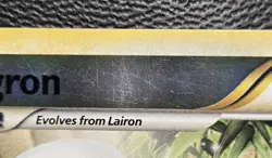 Pokemon TCG Aggron 1/102 2010 Triumphant Reverse Holo Rare Card - MP - Image 4