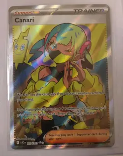 Pokemon TCG Canari 257/217 Ascended Hero’s Full Art Trainer Card - Image 1