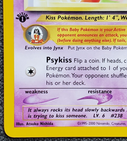 1st Edition Smoochum - Neo Revelation - #54/64 - Vintage Pokemon Card 2001 WOTC - Image 5