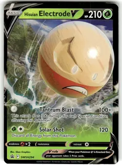 Hisuian Electrode V SWSH294 SWSH: Sword & Shield *Black Star Promo* Cards Holo - Image 1