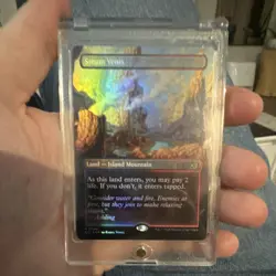 Magic: The Gathering Steam Vents Borderless Foil - Lorwynn Eclipsed - Image 1