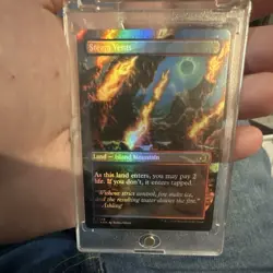 Magic: The Gathering Steam Vents Borderless Foil - Lorwynn Eclipsed - Image 2