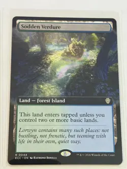 Sodden Verdure Extended Art Lorwyn Eclipsed Commander 44 - Image 1