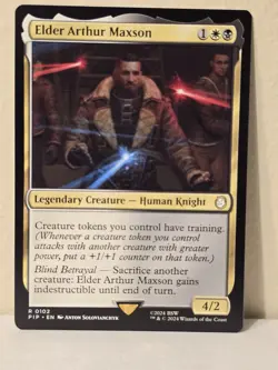 Elder Arthur Maxson, From Fallout, Magic the Gathering, MTG, R0102 - Image 1