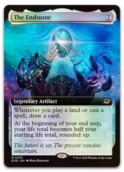 The Endstone (Extended Art) #353 (Foil) (NM) Edge of Eternities EOE Magic MTG - Image 1