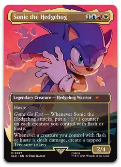 Sonic the Hedgehog #2087 (NM) Secret Lair Drop SLD Magic MTG - Image 1