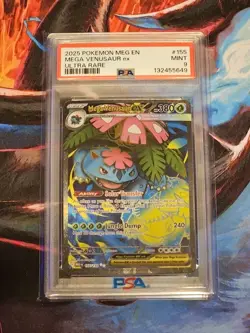 2025 Mega Evolution Mega Venusaur PSA 9 Gem Mint Pokemon Card - Image 1