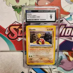 CGC 9 Shuckle - Neo Revelation - Pokemon TCG - SHIPS FAST - Image 1
