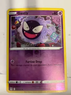 Gastly - 064/196 Lost Origin Pokemon Reverse Holo Foil Rare - Image 1