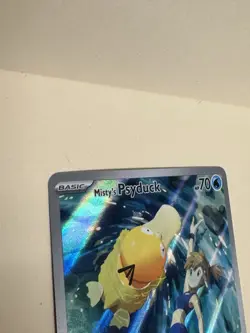 2025 POKEMON DRI EN-DESTINED RIVALS 193 MISTY'S PSYDUCK ILLUSTRATION RARE - Image 4