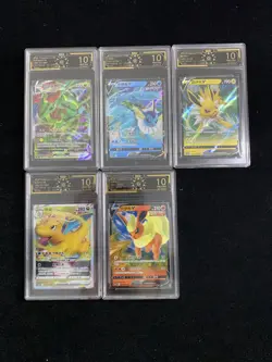2024 Pokemon S.Chinese RR Vaporeon V Gengar Mewtwo Charizard OCD 10 JL89 - Image 1