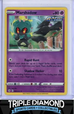 2021 Pokemon Evolving Skies #080/203 Marshadow Holo H53 - Image 1