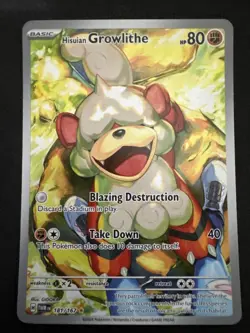 2024 Pokemon SV Twilight Masquerade TWM EN Hisuian Growlithe #181/167 NM - Image 1