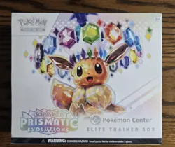 Pokemon Center Exclusive Scarlet And Violet Prismatic Evolutions ETB,,SEALED - Image 1