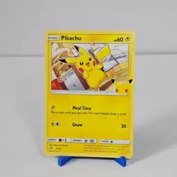 Pokemon Pikachu 25/25 McDonalds Promo 2021 Near Mint Happy Meal - Image 1