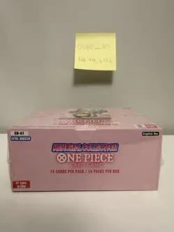 One Piece EB Memorial Collection EB-01 Booster Box Factory Sealed Ships Fast - Image 4