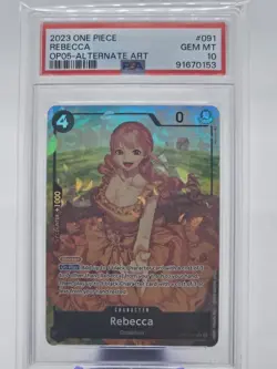 2023 Rebecca Alternate Art OP05-091 One Piece PSA 10 Gem Mint - Image 1