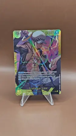 Trafalgar Law OP10-119 Secret Rare Royal Blood One Piece NM - Image 1