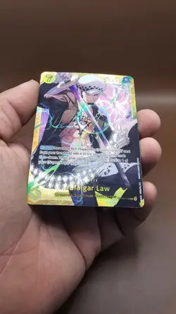 Trafalgar Law OP10-119 Secret Rare Royal Blood One Piece NM - Image 3
