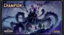Ursula Sea Witch Queen Champion Playmat Disney Lorcana Ursulas Return SEALED NEW - Image 2