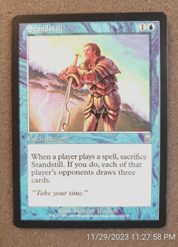 Standstill Odyssey NM UNPLAYED Uncommon MAGIC THE GATHERING MTG CARD (DS3D1A0).. - Image 1