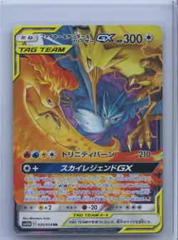 2019 Pokemon Cards Zapdos & Moltres & Articuno GX 035/054 RR SM10b EX JPN NM - Image 1