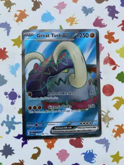 Pokemon TCG Great Tusk EX Scarlet & Violet Card 230/198 READ DESCRIPTION 🍀 - Image 1