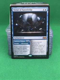 Virtue of Knowledge / Vantress Visions - Near Mint [Wilds of Eldraine] - Image 1