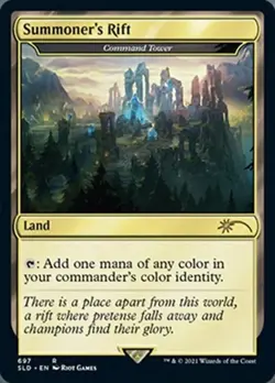 Summoner's rift x1 -FOIL - Arcane lands - secret lair mtg - League of legends - Image 1
