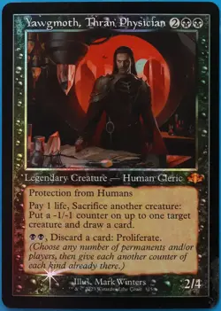 Yawgmoth, Thran Physician (Retro Frame) FOIL Dominaria Remastered NM (510914) - Image 1