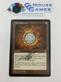 Mox Diamond NM/LP Artist SIGNED Dan Frazier Stronghold *CCGHouse* VB - Image 2