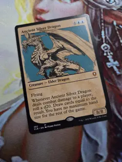 Ancient Silver Dragon (Showcase) Commander Legends: Battle for Baldur's Gate... - Image 1