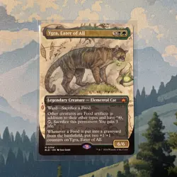 Ygra, Eater of All (Borderless) Bloomburrow Regular - Image 1