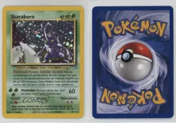 Heracross Holo German Pokemon Neo Genesis #6 2000 - Image 3