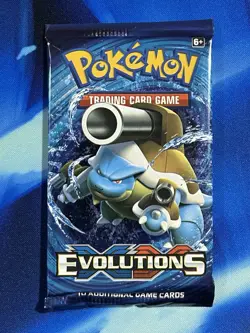 Pokemon 2016 XY Evolutions Booster Pack Blastoise Art Nm Mint M Charizard Ex - Image 1