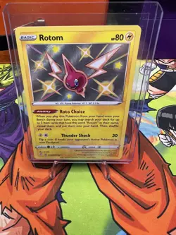 Pokemon TCG Rotom Shining Fates SV038/SV122 Holo Shiny Holo Rare - Image 2
