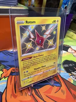 Pokemon TCG Rotom Shining Fates SV038/SV122 Holo Shiny Holo Rare - Image 4