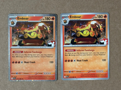 Emboar (Cosmos Holo) BONUS Pokemon Prize Pack Series 8 WHT 013/089 NM - Image 1